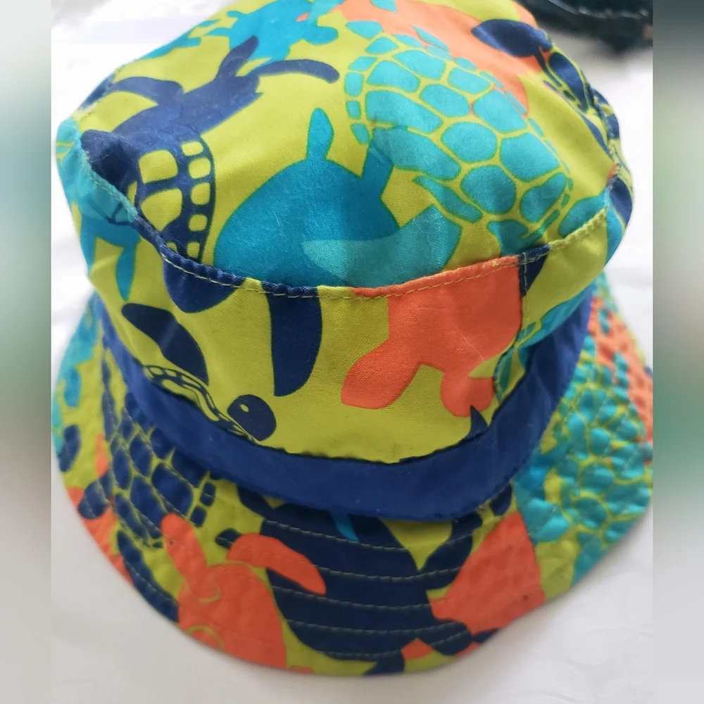 Kids R Us Toddler Turtles Bucket Swim /Beach Hat Size 20 1/8